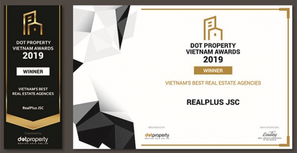 Giải thưởng Vietnam’s Best Real Estate Agencies 2019 tại “DOT PROPERTY VIETNAM AWARDS 2019”